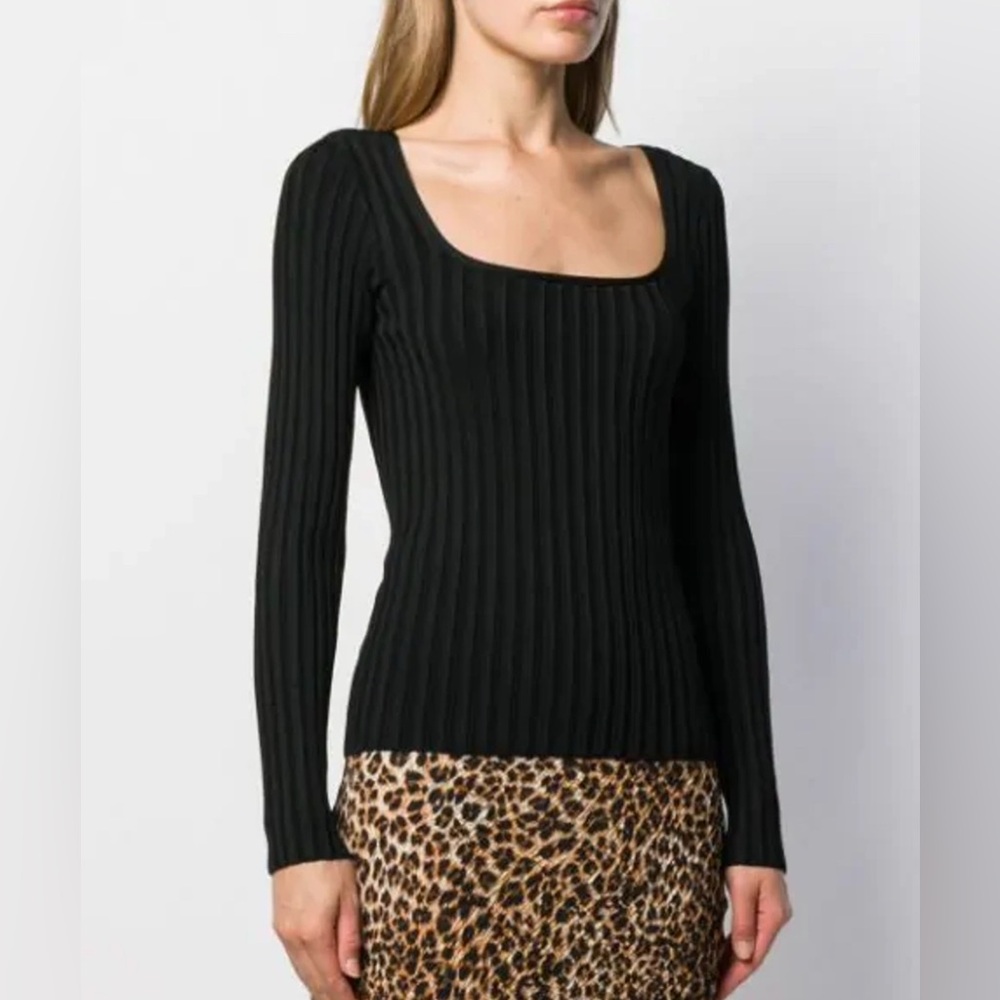 Veronica Beard “Clara” ribbed knit sweater